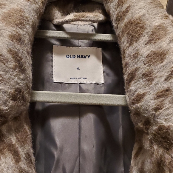 OLD NAVY XL Leopard Print Women's Coat - Picture 5 of 5
